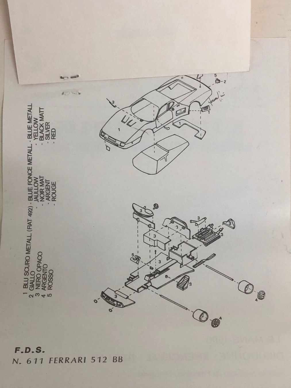 Ferrari Modellini d'auto: FDS-Kit Ferrari 1/43 – Nuovo (secondo la descrizione) da Muttenz venduto da Gucci2005 3