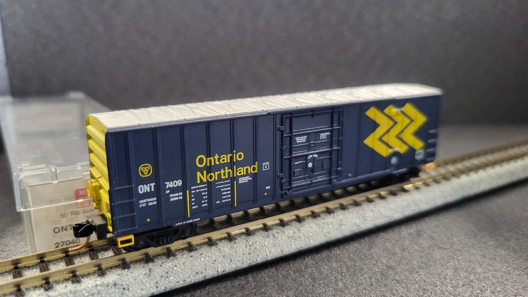 Modellini di ferrovie: 1 wagon boxcar ONR  - Micro-Trains – Usato da Goumoens-la-Ville venduto da nsbourquin 1