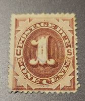 USA 1879-91 alte postage due briefmarke
