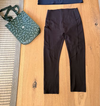 NEW On Running Movement 3/4 Tights Black Size M - Top Deal!