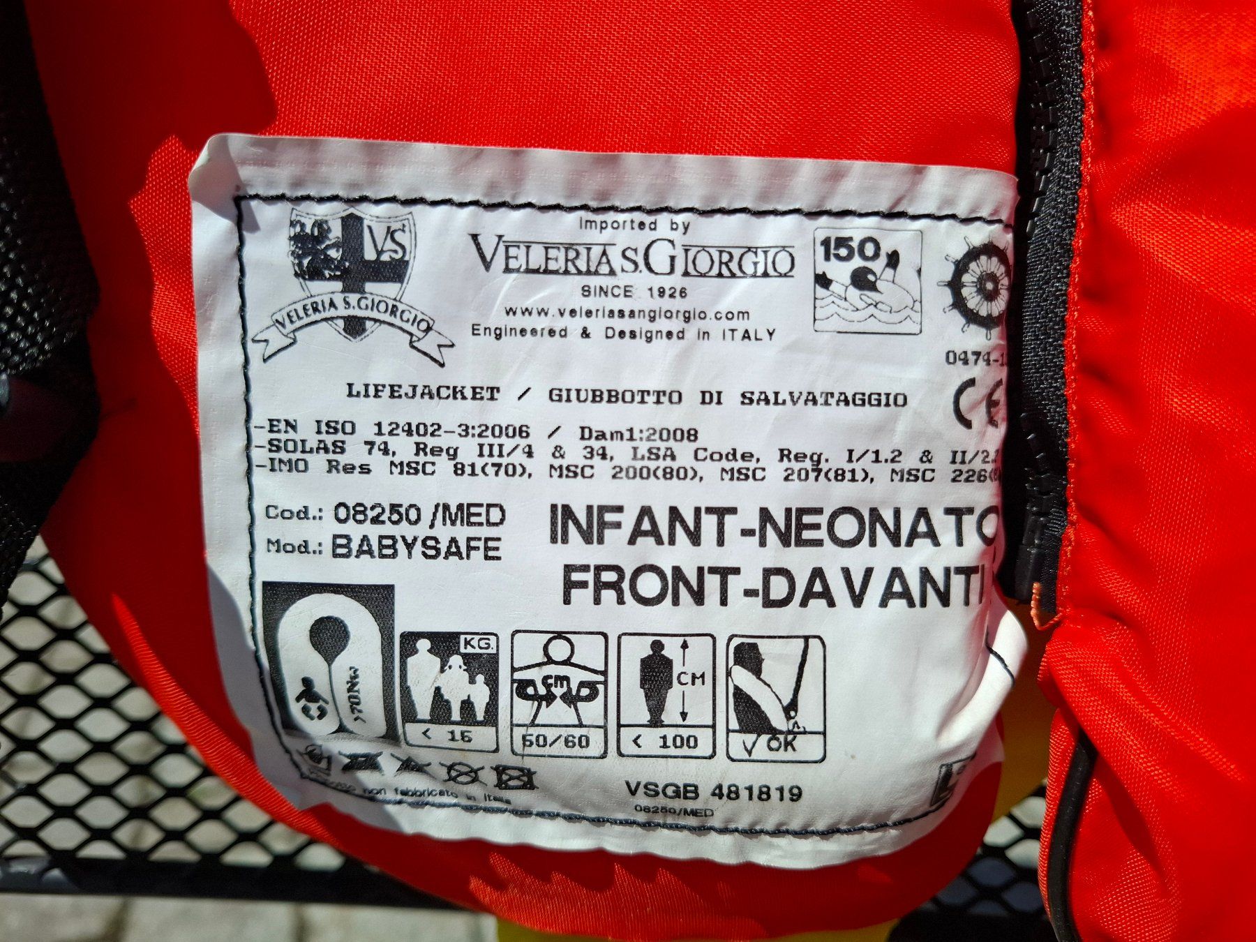 Giubbotti di salvataggio: Kleinkind-Schwimmweste bis 15kg – Usato da Wangs venduto da asq_9bmk 1