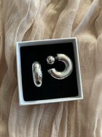 runder Ohrring  ✨ in silber