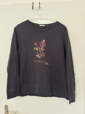 Barbour Blumenstickerei Damen Pullover Oryginal