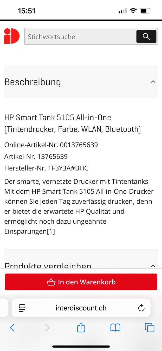 Hewlett Packard Stampanti: neuer Drucker HP Smart Tank 5105 – Nuovo e nell'imballaggio originale da Obergösgen venduto da Andre118 4