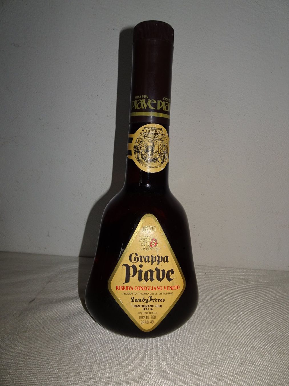 Bevande alcoliche: Grappa Piave Riserva Conegliano Landy Frères  70 cl – Usato da Siebnen venduto da niki61 4