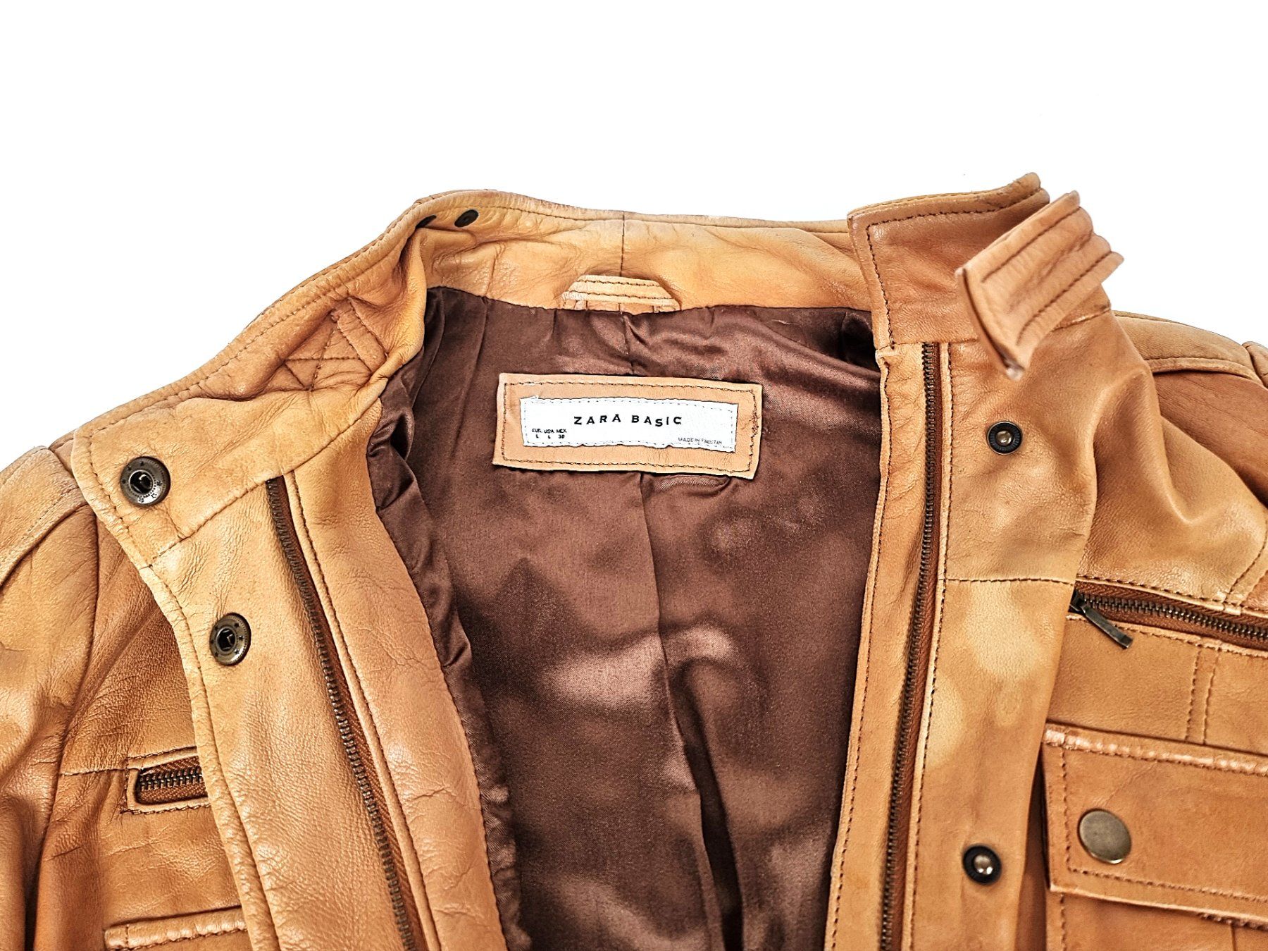 Zara Jacken: Zara Basic Lederjacke – Gebraucht aus Urtenen-Schönbühl von Restwert_Schoenbuehl 2