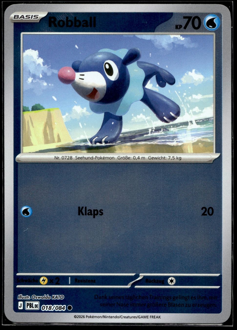 Pokémon Sammelbilder & Trading cards: Robball (PBL DE 018/084) - Reverse Holo – Gebraucht aus Affoltern am Albis von Chiesa_5