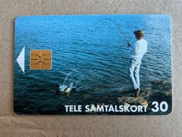 Telefonkarte Åland Finnland Fischer