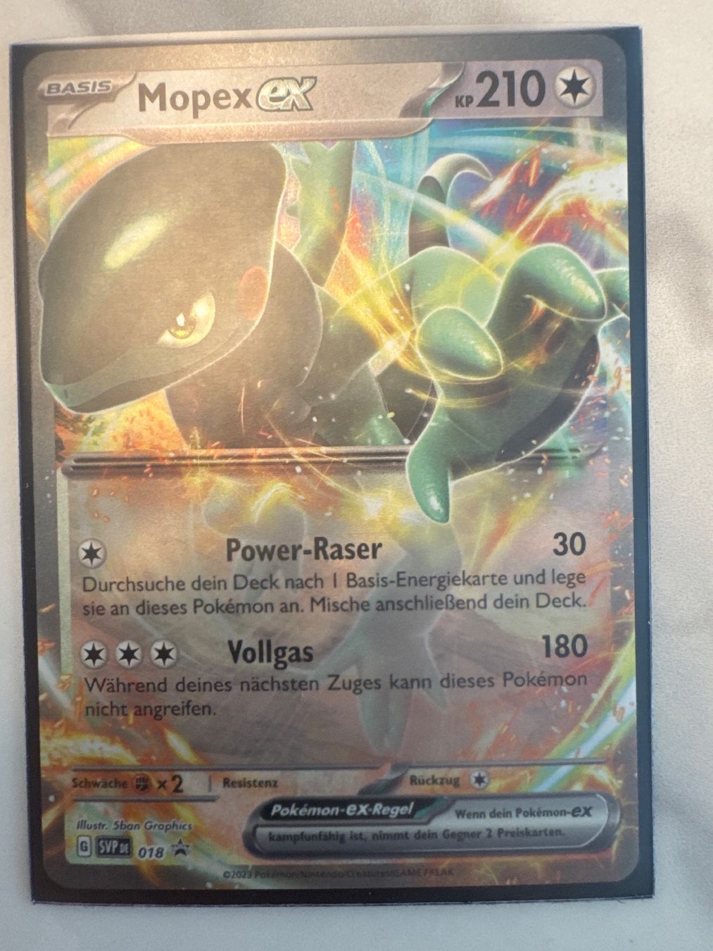 Pokémon Sammelbilder & Trading cards: Mopex ex SVP018 DE - Promo Pokemon – Neu (gemäss Beschreibung) aus Wil SG von Prof.Eich