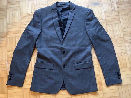 Eleganter Herren SAKKO , Gr. 44,  dunkelgrau, top Zustand