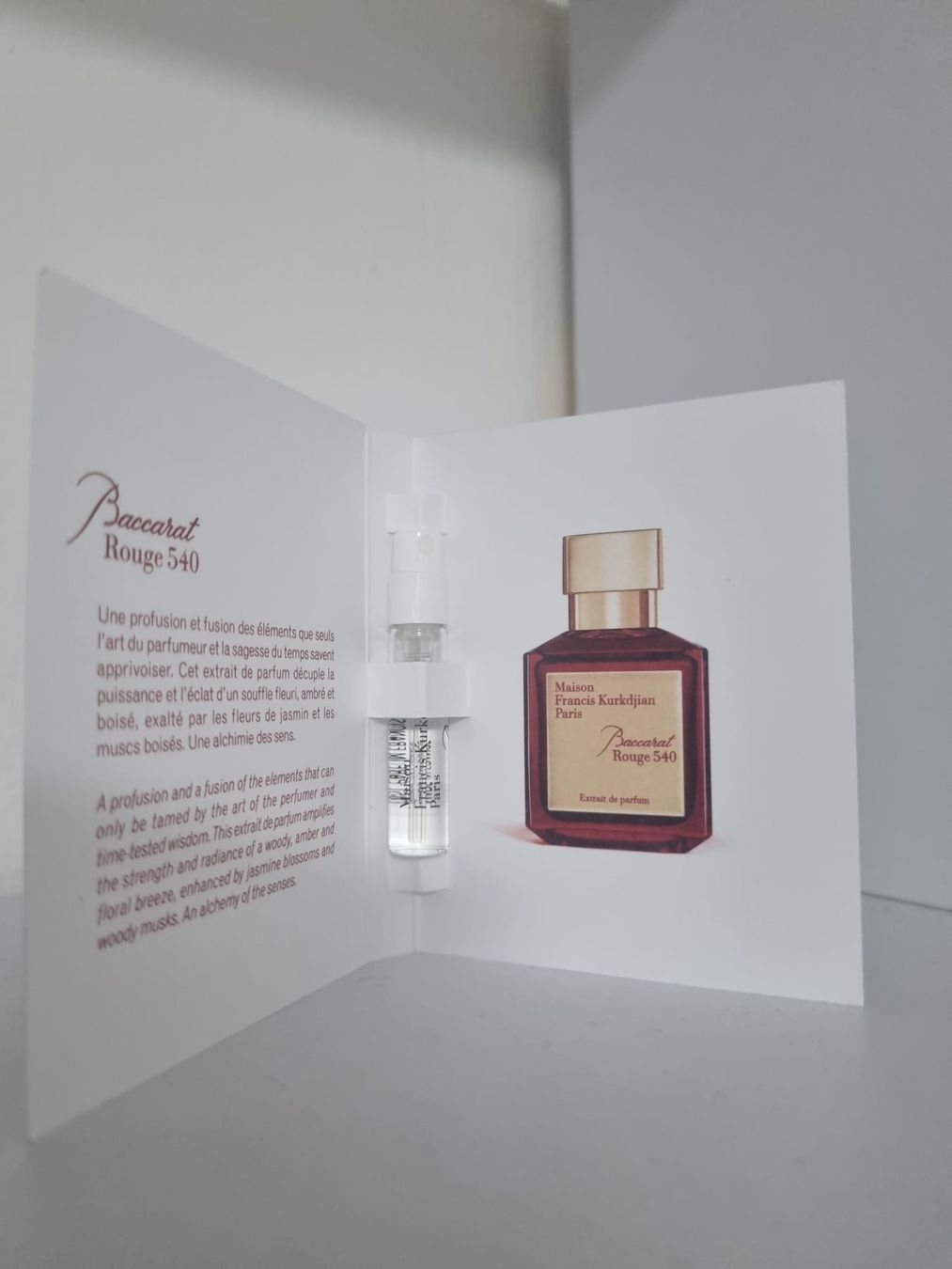 Kurkdjian Parfum & Eau de Toilette: MFK Baccarat Rouge 540 extrait, 2ml – Neu (gemäss Beschreibung) aus Jonen von Juliette_St