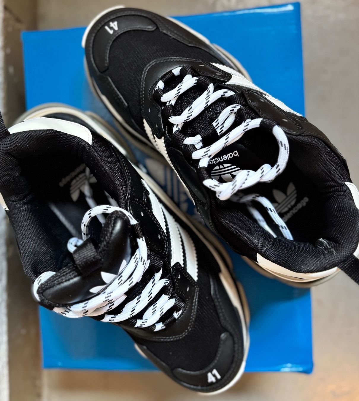 Balenciaga Scarpe da uomo: Balenciaga x Adidas Triple S Black – Nuovo e nell'imballaggio originale da Zollikerberg venduto da Onetop 8
