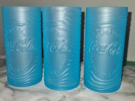 3 limitierte McDonalds Coca Cola Gläser (2025 Edition)
