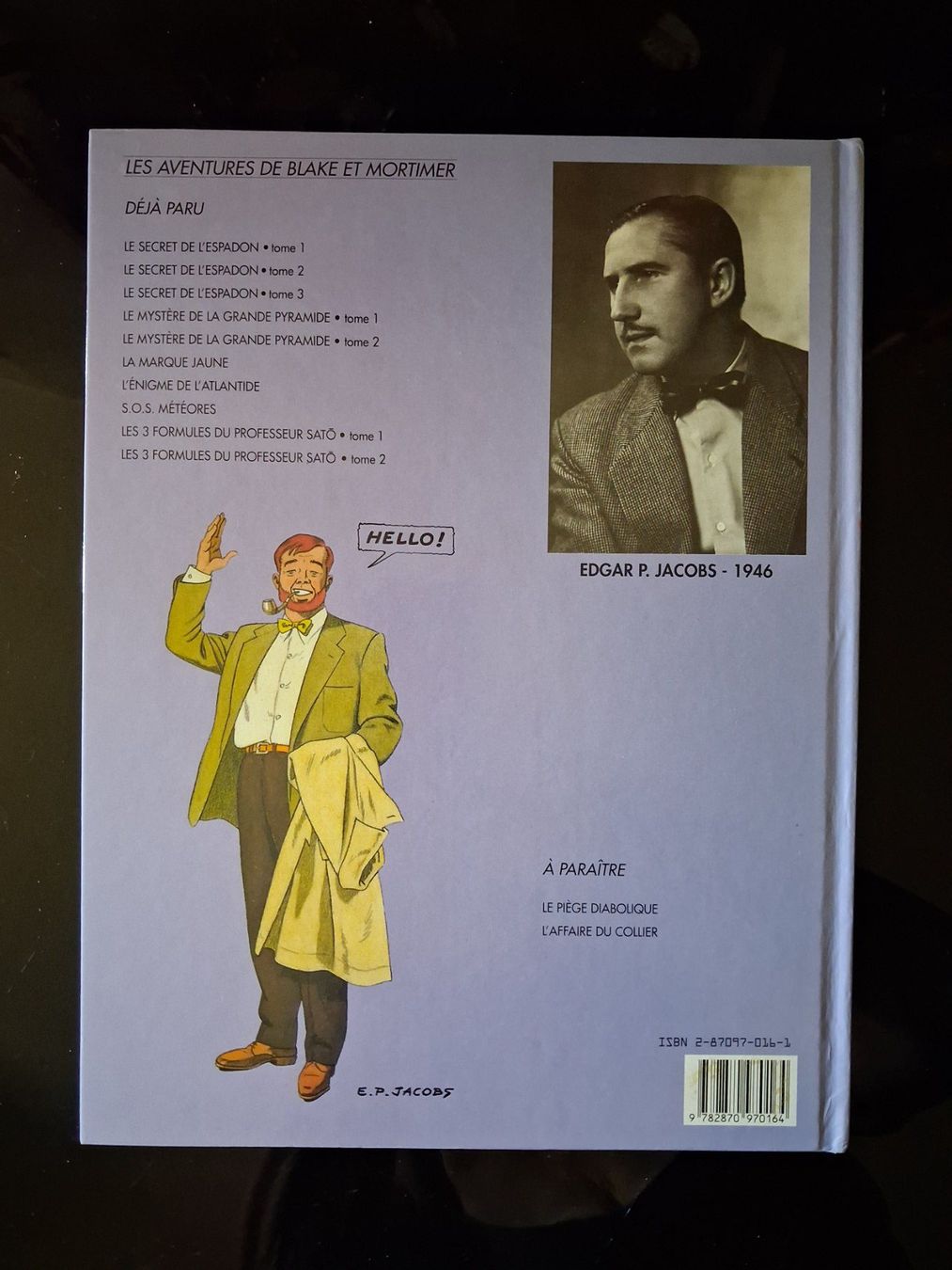 Fumetti: Blake et Mortimer Les 3 Formules du Professeur Sato T1 1990 – Usato da Cartigny venduto da pgc_fk9s 1