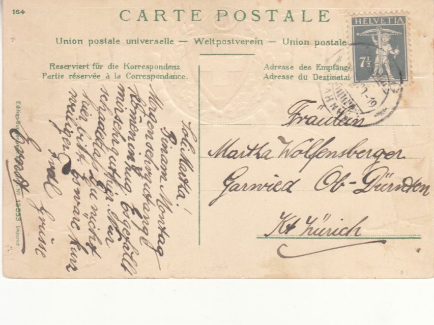 Cartoline postali: Zug 1920 – Usato da Bürglen TG venduto da StampGraf 1