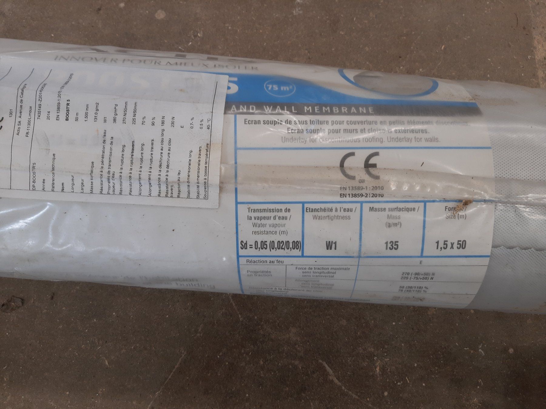 Fogli trasparenti: Unterdachfolie – Usato da Mettlen venduto da buly005 1
