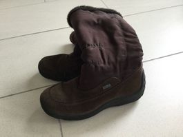 Warme Winterstiefel Gr. 37 Braun gefüttert Gore Tex