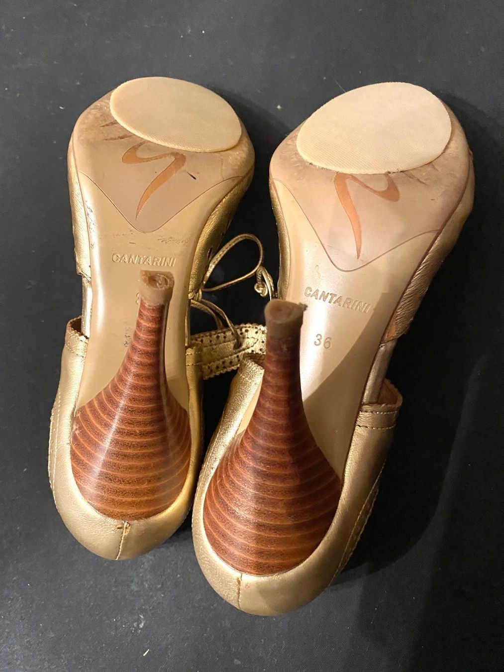 Scarpe da donna: Escarpin doré CANTARINI T37 – Usato da Porrentruy venduto da SYANKA 6