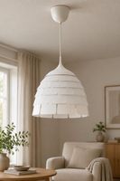 Suspension IKEA KVARTÄR blanche - Ø 33 cm