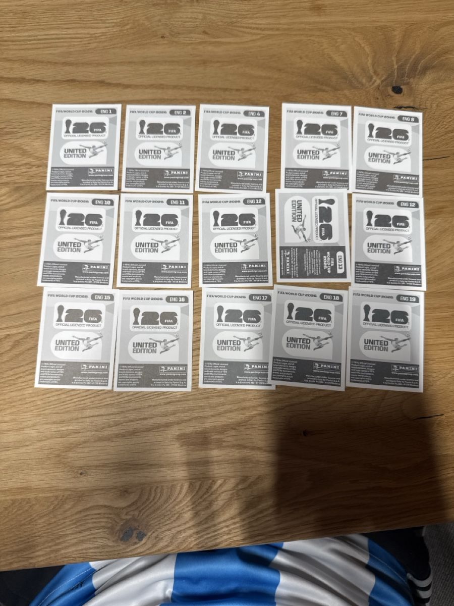 Panini Carte collezionabili: Panini Klebe Bilder WM 2026 England – Nuovo (secondo la descrizione) da Gamsen venduto da Lionel321 1