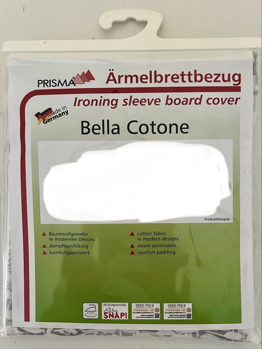 Assi da stiro: Neuer ÄRMELBRETTBEZUG Bella Cotone 62x19cm – Nuovo e nell'imballaggio originale da Ennetbürgen venduto da seventy01