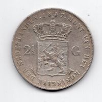 (431) Holland, 2½ Gulden 1847, ss-vz