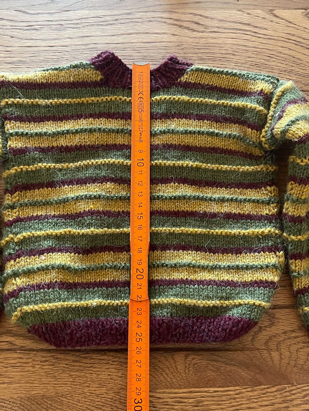 Maglioni & Felpe: Baby / Kinder Wollpullover Pullover gestreift handgestrickt – Usato da Zuerich venduto da Dorsi 1