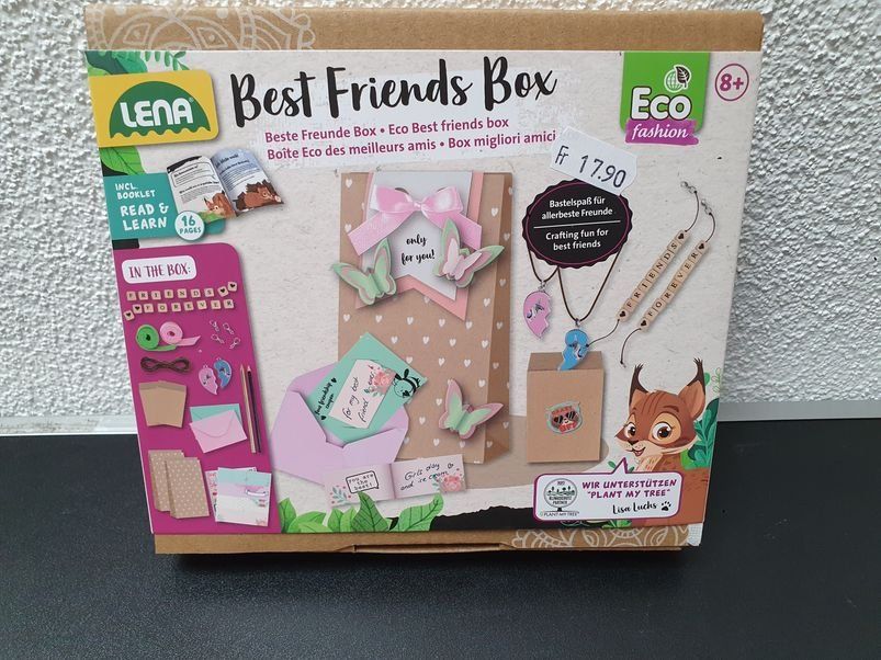 Kit bricolage: Neu - Lena - Bastelbox Beste Freunde – Nuovo e nell'imballaggio originale da Dagmersellen venduto da Jarsetz_Restposten