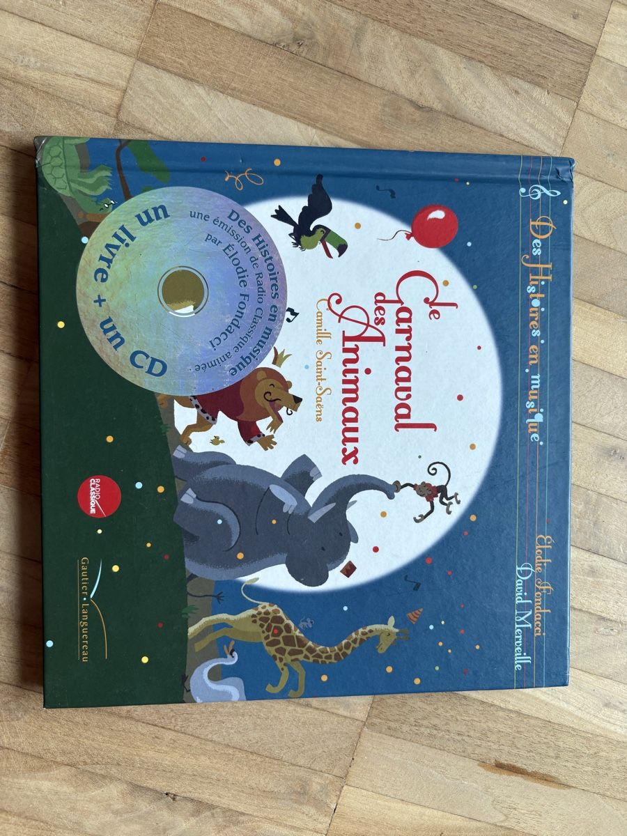 Audiolibri: Livre avec CD - le carnaval des animaux  – Usato da Zürich venduto da chemostat