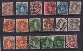 Vollstempel Lot Stehende Helvetia !!