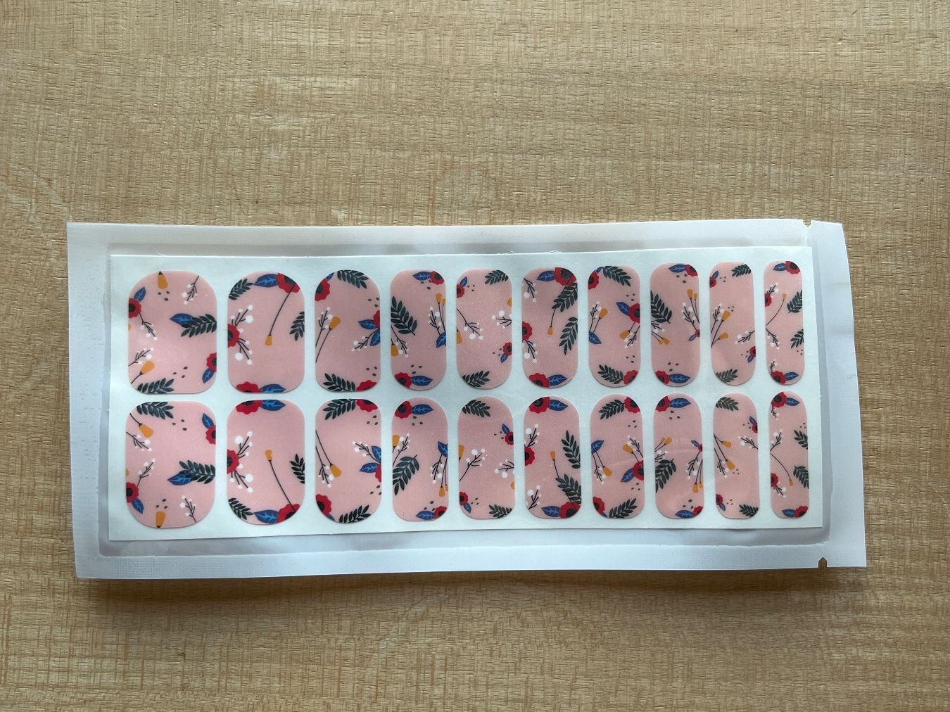 Unghie finte: Nagelfolie rosa mit Blümchen – Nuovo e nell'imballaggio originale da Winterthur venduto da ani_svs9