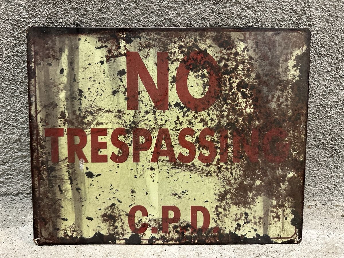 Insegne: No treppasing keine überquerung – Usato da Reinach AG venduto da rares75