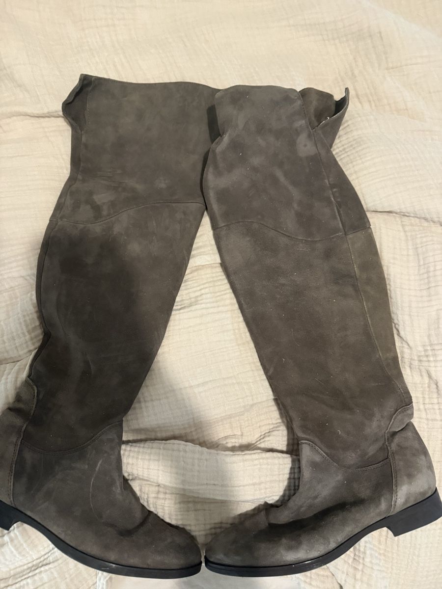 Scarpe da donna: graue Overknees Gr.37 – Usato da kollbrunn venduto da veronic.h