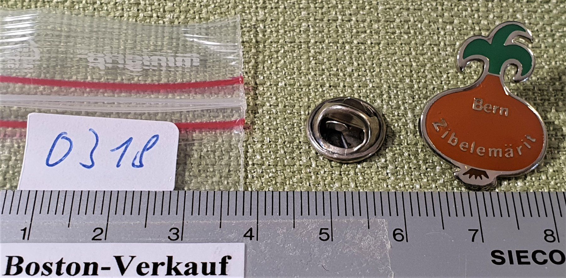 Placchette & Badge: O318 - Pin Bern Berner Bärner Zibelemärit – Usato da Reinach BL venduto da Boston-Verkauf 1