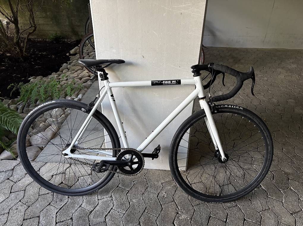 Biciclette: Rennrad Fixie Inc. Singlespeed - Weiss – Usato da Aesch BL venduto da jam_6pn2 1