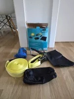 Sportartikel Slackline For Sport 15 Meter gelb mit Zubehör k