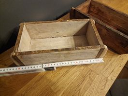 Ziegel -Form aus Holz im schönen  vintage,