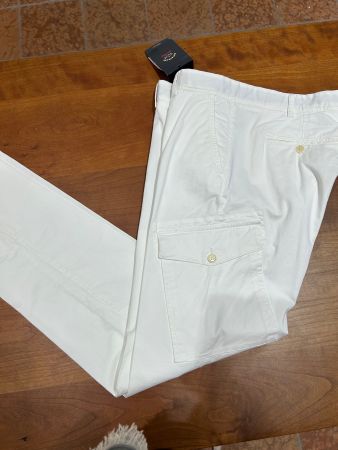 Paul & Shark Cargohose BW weiss, Gr. 50, neu
