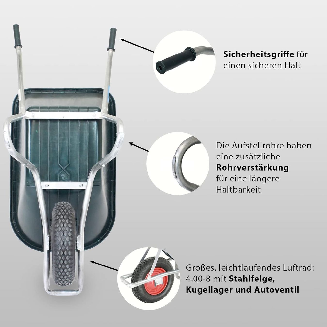 Sonstiges: TrutzHolm Schubkarre 100 Liter – Neu und originalverpackt aus Bottighofen von zaap 3