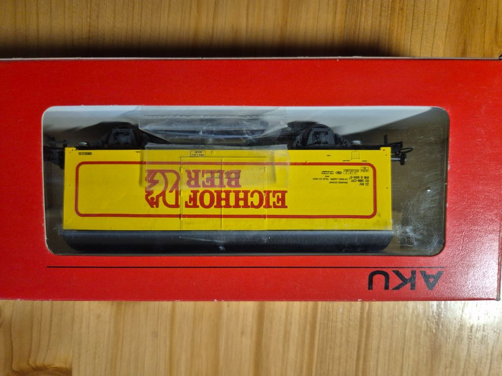 Wagon Frigorifique Roco HO 1/87 – CFF Bière Moussy – Aku 9603GS