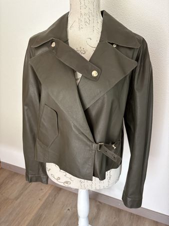 Veste en cuir- Lederjacke - Riani -  taille 40 neuve - neu