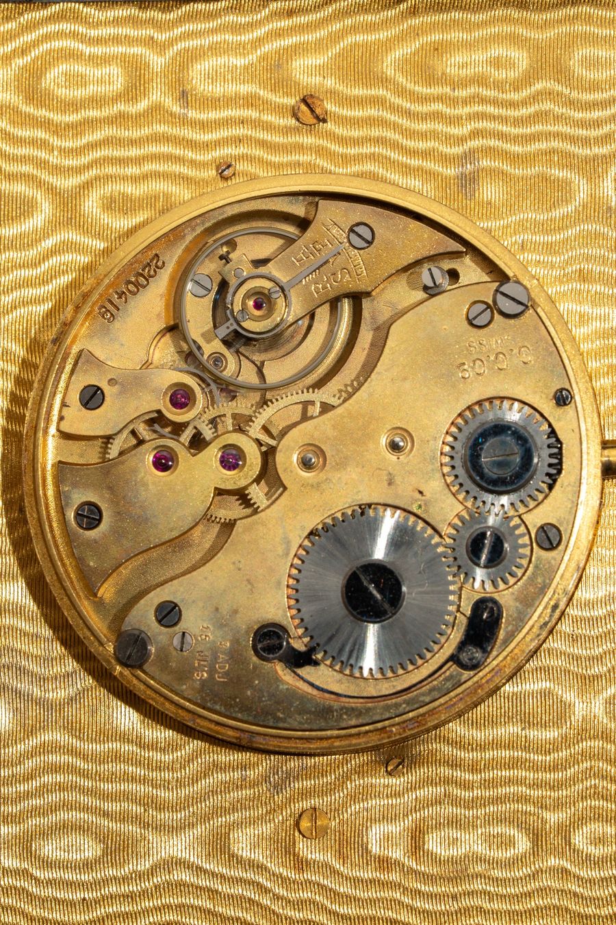 Orologi da terra & Orologi da parete: 2 silver enamel clocks early 20th century, NOS condition – Usato da Bern venduto da watch.and.write.bern 5