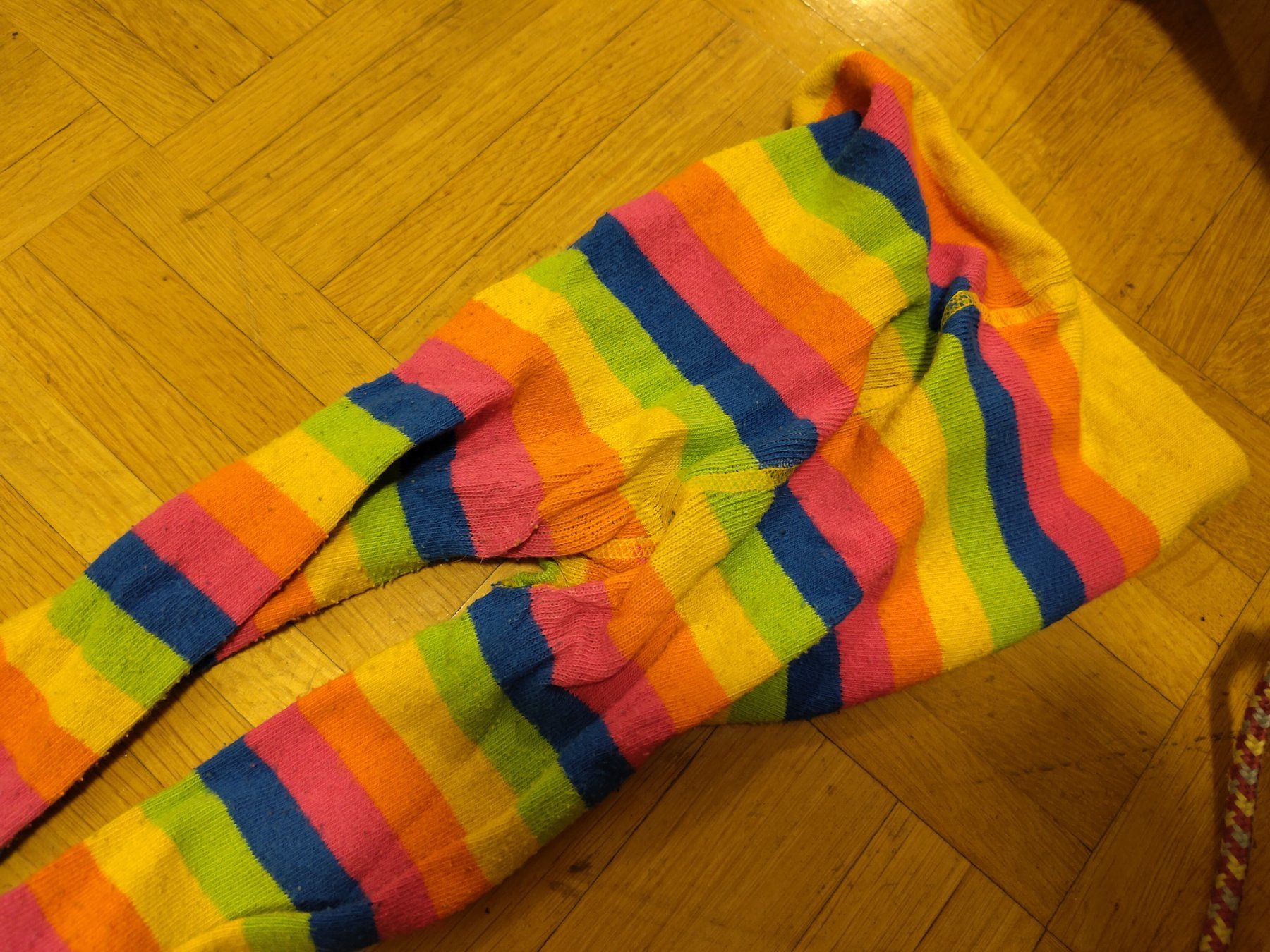 Jako-O Collants & Leggings: Pippi Langstrumpf Strumpfhosen Regenbogenfarbig 104/110 – D'occasion à Jona par tschounaess 1