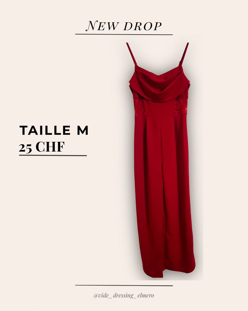 Jumpsuits: Combinaison rouge – Neuf (Voir description) à Massonnens par Rebelle88