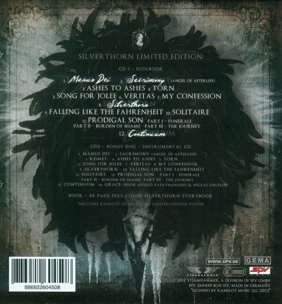CD: Kamelot – Silverthorn – Usato da St.Gallen venduto da jalamusic 1