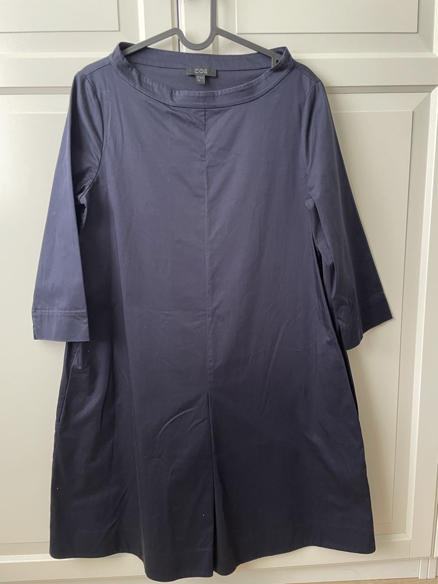 Cos Vestiti: COS Kleid Dunkelblau Gr. 36 Baumwolle Oversized – Usato da Itingen venduto da Granini_93