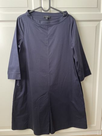COS Kleid Dunkelblau Gr. 36 Baumwolle Oversized