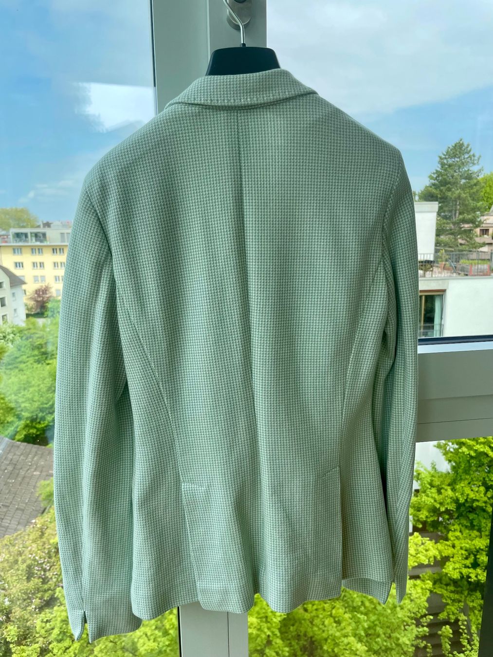 Windsor Giacche: Windsor, mindgrüner Jersey-Blazer – Usato da Zollikon venduto da pitpat02 1