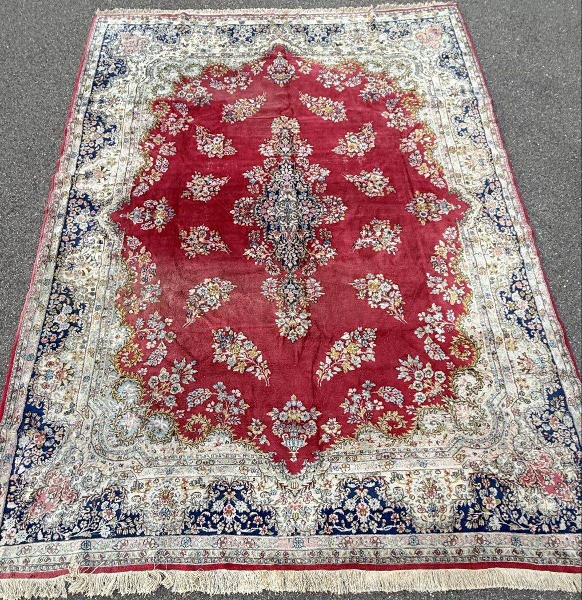 Teppiche:  Alter  Perserteppich  (Kerman)415x305 cm – Gebraucht aus Büron von Filadefia-888