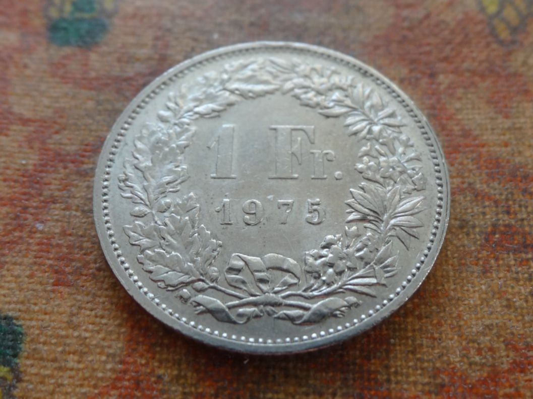 Tutti le monete: 1 Fr. 1975   (A) – Usato da Romanel-sur-Lausanne venduto da Swift13